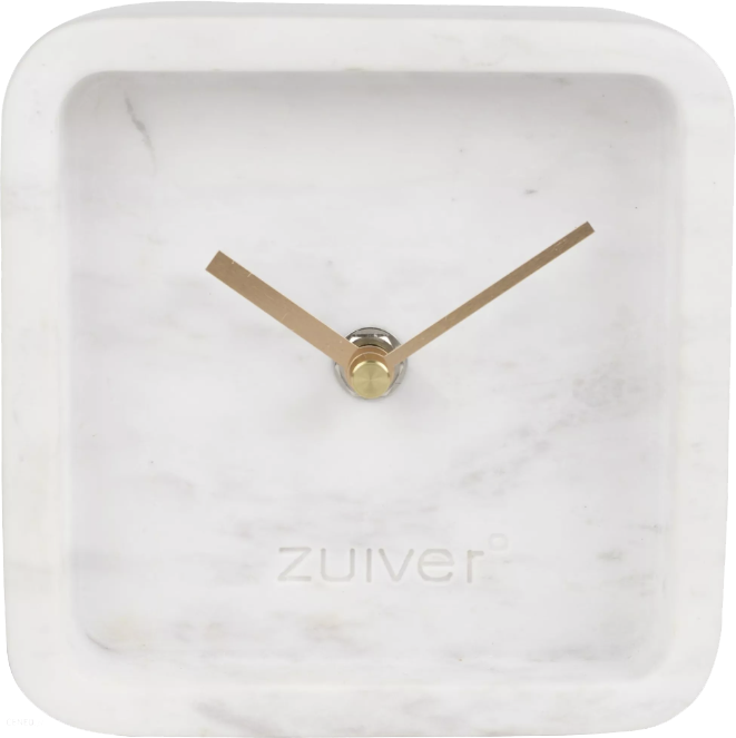 Zuiver Luxury Time dizajnové hodiny - Biela
